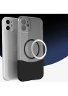 Apple iPhone 11 Kılıf M-Safe Şarj Özellikli Mıknatıslı Zore Duble Kapak
