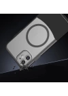 Apple iPhone 11 Kılıf M-Safe Şarj Özellikli Mıknatıslı Zore Duble Kapak