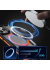Apple iPhone 11 Kılıf M-safe Şarj Özellikli Renkli Kenar Airbag Şeritli Zore Lamer Kapak