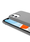 Apple iPhone 11 Kılıf M-safe Şarj Özellikli Sıvı Teknolojili Silinebilir Sert Zore Kivi Kapak