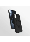 Apple iPhone 11 Kılıf M-safe Şarj Özellikli Standlı Zore Samara Kapak