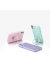 Apple iPhone 11 Kılıf M-safe Şarj Özellikli Standlı Zore Samara Kapak