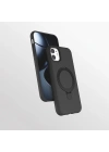 Apple iPhone 11 Kılıf M-safe Şarj Özellikli Standlı Zore Samara Kapak