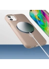Apple iPhone 11 Kılıf M-safe Şarj Özellikli Standlı Zore Samara Kapak