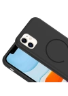 Apple iPhone 11 Kılıf M-safe Şarj Özellikli Zore Meta Kapak
