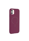 Apple iPhone 11 Kılıf M-safe Şarj Özellikli Zore Meta Kapak