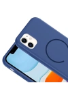 Apple iPhone 11 Kılıf M-safe Şarj Özellikli Zore Meta Kapak