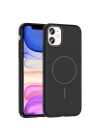 Apple iPhone 11 Kılıf M-safe Şarj Özellikli Zore Ruby Sert Kapak
