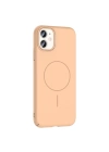 Apple iPhone 11 Kılıf M-safe Şarj Özellikli Zore Ruby Sert Kapak