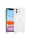 Apple iPhone 11 Kılıf M-safe Şarj Özellikli Zore X-Rop Kapak