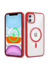 Apple iPhone 11 Kılıf M-safe Wireless Şarj Özellikli Silikon Zore Ege Kapak