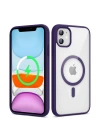 Apple iPhone 11 Kılıf M-safe Wireless Şarj Özellikli Silikon Zore Ege Kapak