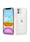 Apple iPhone 11 Kılıf M-safe Wireless Şarj Özellikli Silikon Zore Ege Kapak