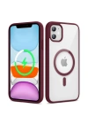 Apple iPhone 11 Kılıf M-safe Wireless Şarj Özellikli Silikon Zore Ege Kapak