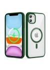Apple iPhone 11 Kılıf M-safe Wireless Şarj Özellikli Silikon Zore Ege Kapak