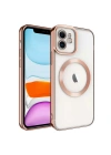 Apple iPhone 11 Kılıf M-safe Wireless Şarj Özellikli Zore Setro Silikon