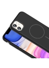 Apple iPhone 11 Kılıf M-safe Şarj Özellikli Zore Ruby Sert Kapak
