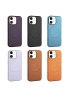 Apple iPhone 11 Kılıf PU Deri M-safe Wireless Şarj Özellikli Zore Derix Kapak