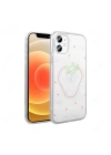 Apple iPhone 11 Kılıf Şeffaf Figürlü Zore Folk Sert Kapak