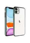 Apple iPhone 11 Kılıf Sert PC Renkli Çerçeveli Zore Riksos Kapak