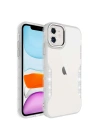 Apple iPhone 11 Kılıf Simli ve Lens Korumalı Zore Pano Kapak