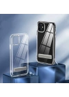 Apple iPhone 11 Kılıf Standlı Şeffaf Silikon Zore L-Stand Kapak