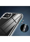 Apple iPhone 11 Kılıf Standlı Şeffaf Silikon Zore L-Stand Kapak