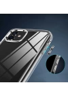 Apple iPhone 11 Kılıf Standlı Şeffaf Silikon Zore L-Stand Kapak