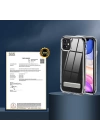 Apple iPhone 11 Kılıf Standlı Şeffaf Silikon Zore L-Stand Kapak