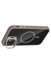 Apple iPhone 11 Kılıf Standlı ve Kamera Lens Hediyeli M-Safe Şarj Özellikli Zore Etro Kapak