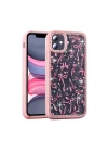 Apple iPhone 11 Kılıf Taşlı ve Simli Tasarım Zore Azra Kapak
