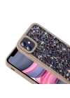 Apple iPhone 11 Kılıf Taşlı ve Simli Tasarım Zore Azra Kapak