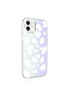 Apple iPhone 11 Kılıf Zore M-Blue Desenli Kapak