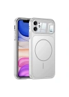 Apple iPhone 11 Kılıf Zore M-Safe Şarj Özellikli Kamera Korumalı Formen Kapak