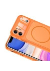 Apple iPhone 11 Kılıf Zore M-Safe Şarj Özellikli Kamera Korumalı Formen Kapak