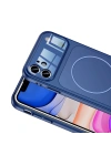 Apple iPhone 11 Kılıf Zore M-Safe Şarj Özellikli Kamera Korumalı Formen Kapak
