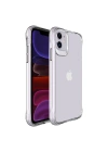 Apple iPhone 11 Kılıf Zore Şeffaf Ultra İnce Airbag Tasarımlı Okka Kapak
