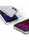 Apple iPhone 11 Kılıf Zore Şeffaf Ultra İnce Airbag Tasarımlı Okka Kapak
