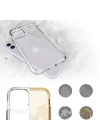 Apple iPhone 11 Kılıf Zore Şeffaf Ultra İnce Airbag Tasarımlı Okka Kapak