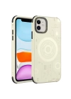 Apple iPhone 11 Kılıf Zore Wireless Şarj Özellikli Desenli Hot Kapak