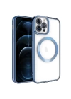 Apple iPhone 11 Pro Kılıf M-safe Wireless Şarj Özellikli Zore Setro Silikon