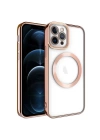 Apple iPhone 11 Pro Kılıf M-safe Wireless Şarj Özellikli Zore Setro Silikon