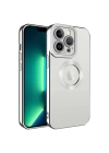 Apple iPhone 11 Pro Max Kılıf Kamera Korumalı Logo Gösteren Zore Omega Kapak