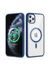 Apple iPhone 11 Pro Max Kılıf M-safe Wireless Şarj Özellikli Silikon Zore Ege Kapak