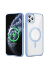 Apple iPhone 11 Pro Max Kılıf M-safe Wireless Şarj Özellikli Silikon Zore Ege Kapak
