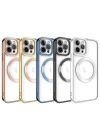 Apple iPhone 11 Pro Max Kılıf M-safe Wireless Şarj Özellikli Zore Setro Silikon
