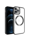 Apple iPhone 11 Pro Max Kılıf M-safe Wireless Şarj Özellikli Zore Setro Silikon