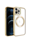 Apple iPhone 11 Pro Max Kılıf M-safe Wireless Şarj Özellikli Zore Setro Silikon