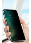 Apple iPhone 11 Pro Max Zore Anti-Dust Mat Privacy Temperli Ekran Koruyucu