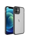 Apple iPhone 12 Kılıf Kamera Korumalı Transparan Zore Post Kapak